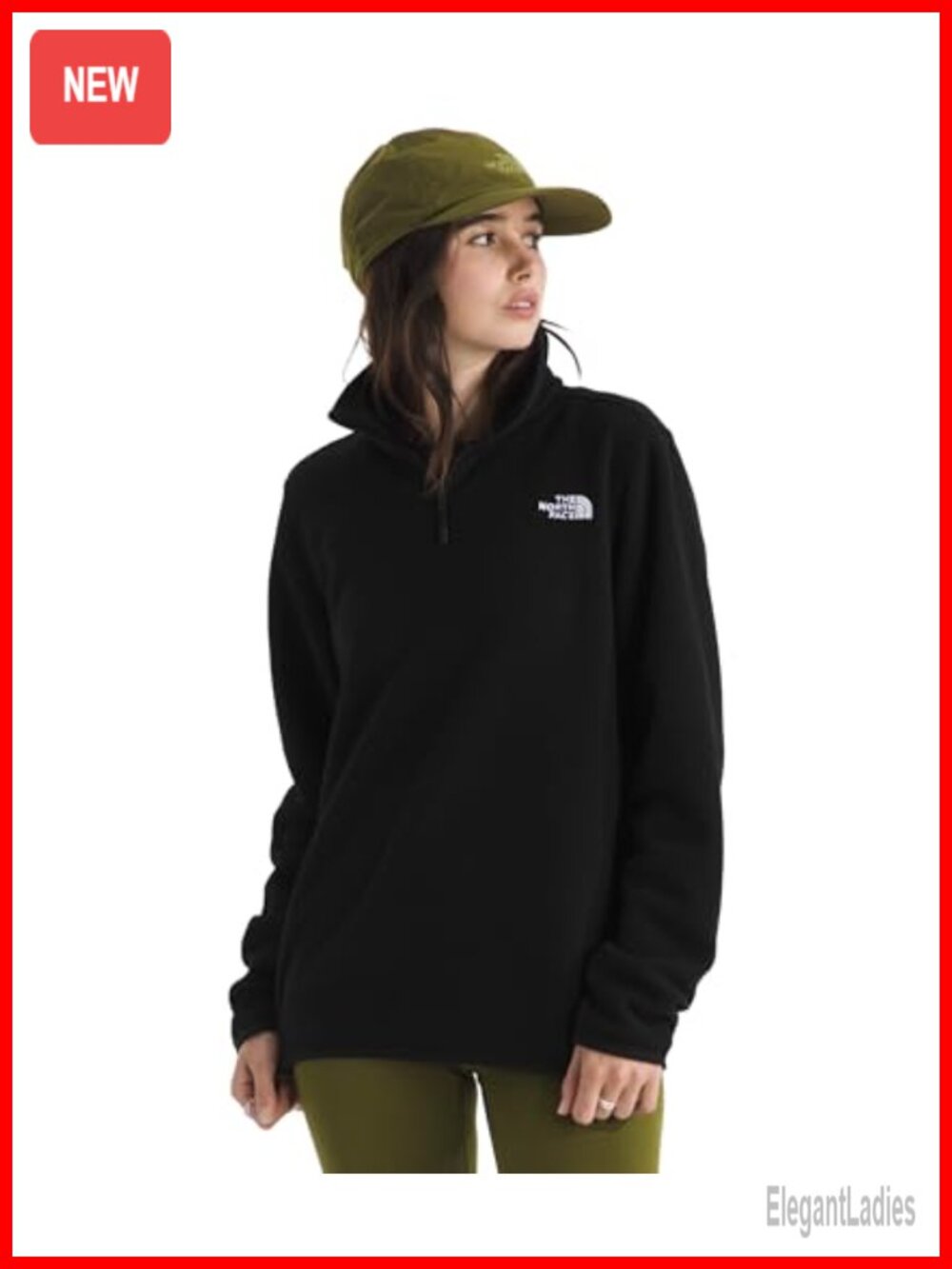 Women's Glacier Fleece Quarter Zip Jacket Pullover Zip Pockets